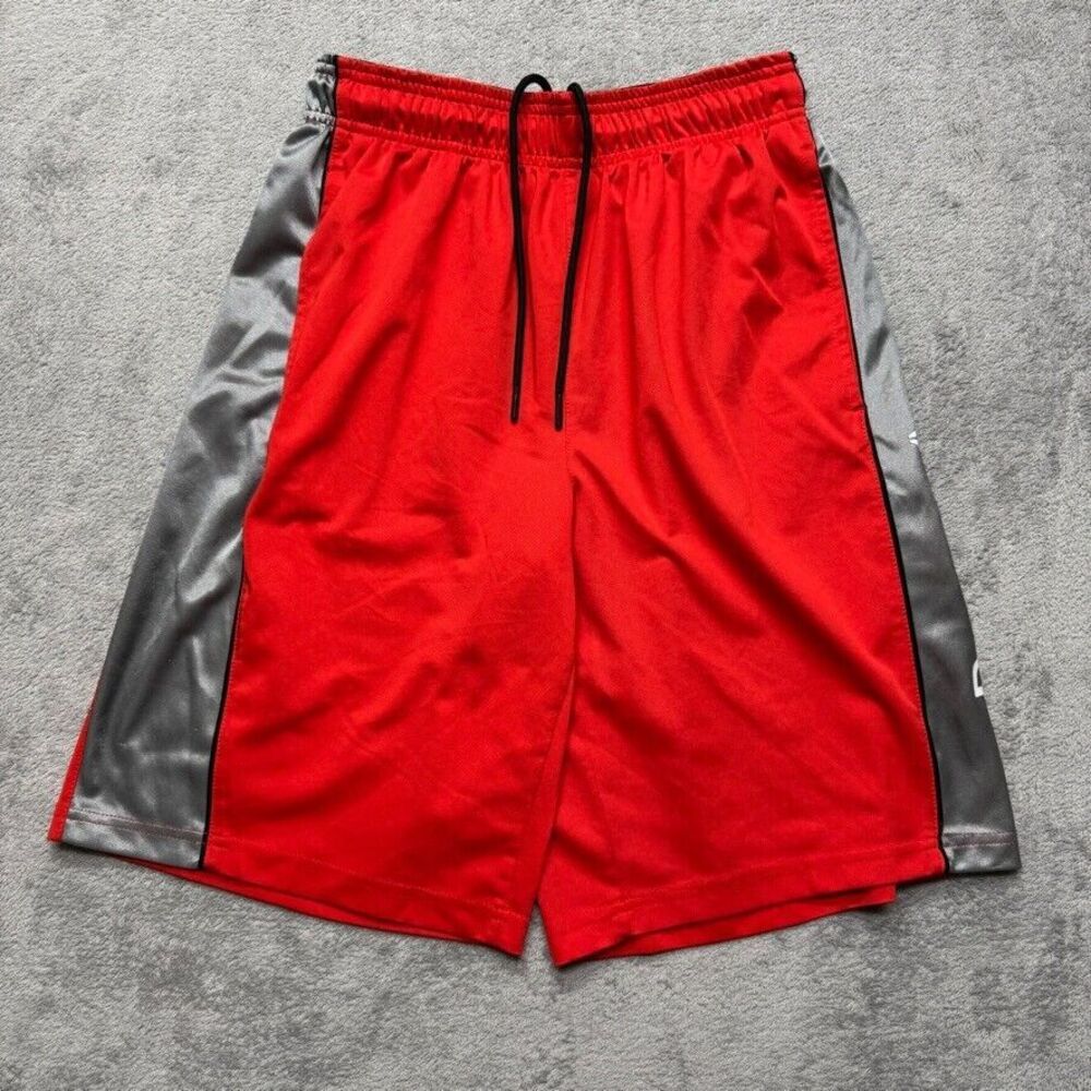 Reebok Shorts Mens Small‎ Red Training Gym Athletic Activewear